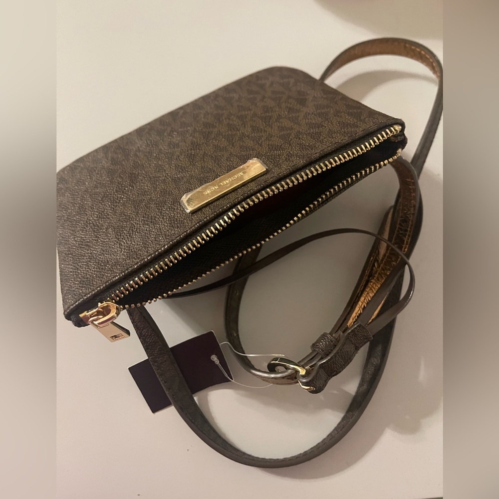 New-Michael Kors Belt Bag brown/ Light Brown Logo